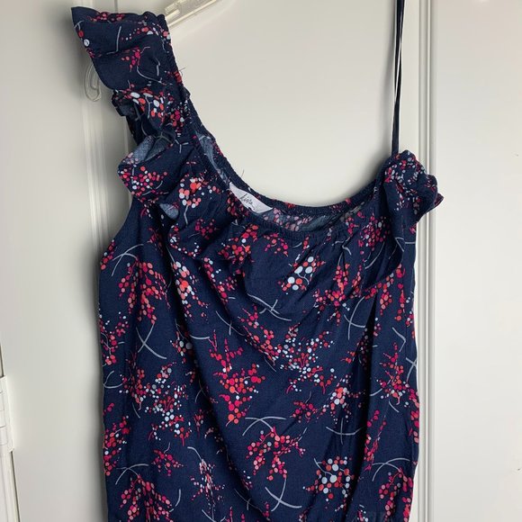 Kirra Navy and Red Floral Blouse - Picture 1 of 3